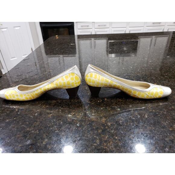 Renzo Fontanelli Virgin Pump Women's Size 12 AAA Gray Leather Block Heel Pull On - Picture 12 of 12